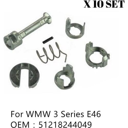 X10 Set For BMW 3 Series E46 DOOR LOCK LOCK CYLINDER REPAIR KIT FRONT LEFT OR RIGHT OE 51217019975 New