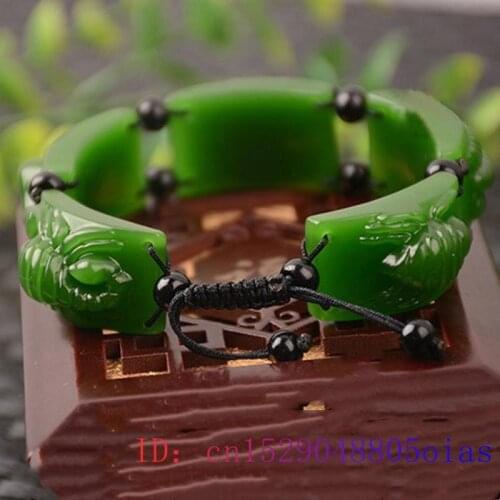 Jade Snake Bracelet Fashion Jadeite Color Scorpion Charm Amulet Gifts Jewellery Bangle Natural