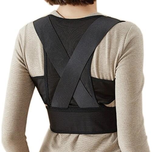 Invisible Adjustable Elastic Back Support Belt Chest Posture Corrector Shoulder Brace Body Shaper Posture Correction Health Care