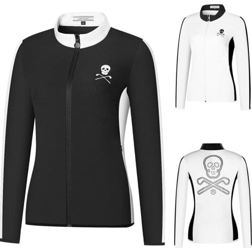 Winter New Golf Clothing Ladies Jacket Plus Velvet Warmth Sports And Leisure All-Match Fashion Windbreaker Jacket