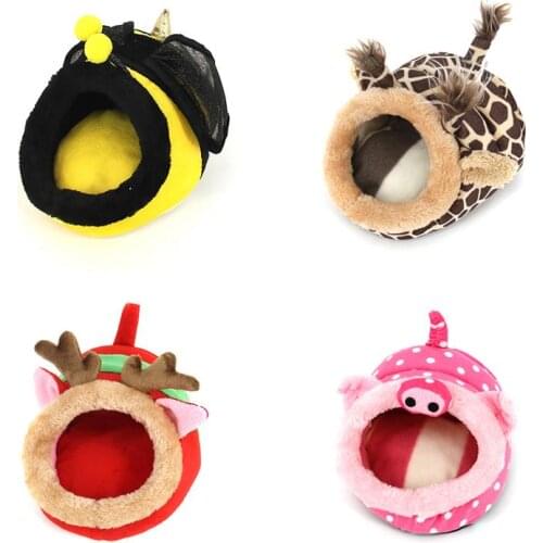 New Arrival Cute Pet Hamster Cage House Lovely Squirrel Chinchillas Nest Mini Animals Guinea Pigs Hamster Bed Small Pet Supplies