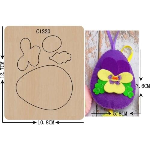 New Christmas, pendant Wooden die Scrapbooking C-1220 Cutting Dies Multiple sizes