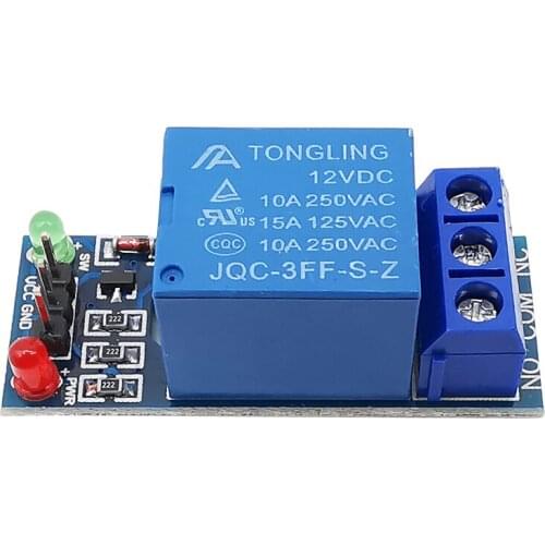 1Pcs 12V 1 One Channel Relay Module Low Level Trigger Interface Household Appliance Control for Arduino SCM