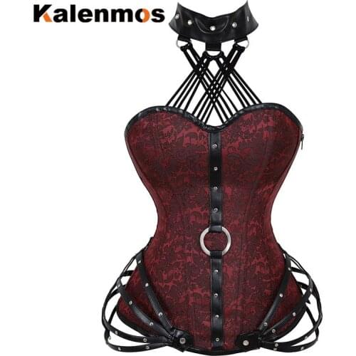 Punk Corset Women Sexy Decorations Lace Erotic Lingerie Ultra Elastic Palace Accesoories Plus Size Cummerbunds Gothic Belt