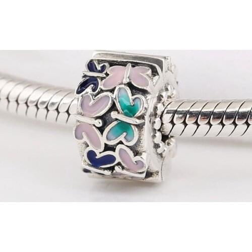 S925 Bead DIY Jewelry Butterflies Clips Stoppers Charm fit Lady Bracelet Bangle