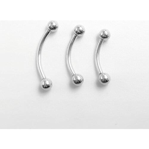 925 Sterling Silver Body Piercing Jewelry Fashion Eyebrow Stud Ear Bone Stud Party Birthday Fine Jewelry