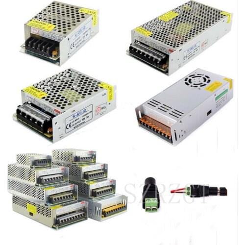 Led Driver AC100-240V to DC 12V 1A 2A 3A 5A 10A 15A 20A 30A 40A 50A Power Adapter for LED Strip light Supply Transformer