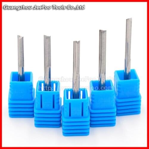 Solid carbide two flutes straight bits/CNC Straight end mill router bits