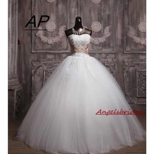 Amazing Gothic Ball Gown Wedding Dress 2021 Real Image Bohemian With Sweetheart Beading Sweep Train Formal Vestidos De Noiva