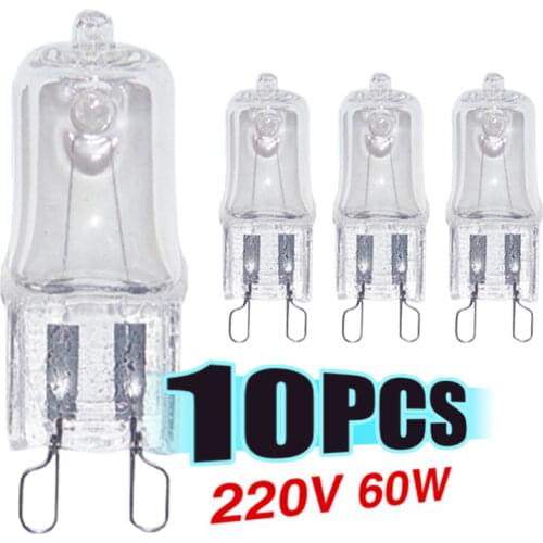 10Pcs 25w 28w 40w 60w Oven Light Bulb G9 High Temperature Bulb Steamer Light