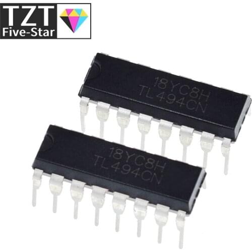 10PCS TL494CN DIP16 TL494C DIP TL494 494CN DIP-16 new and original IC