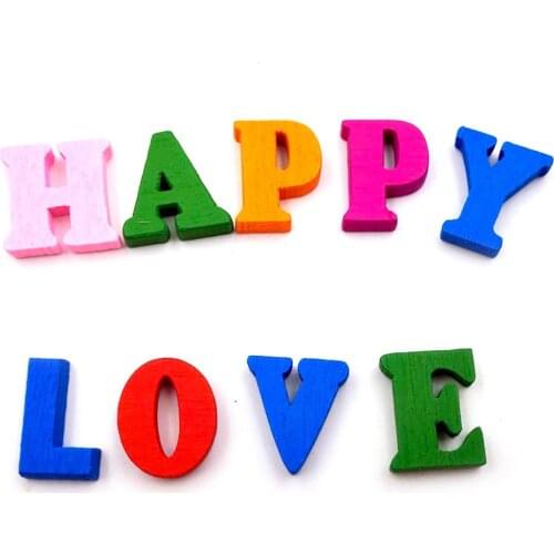 100Pcs/Set Alphabet/Number Wooden Jigsaw Baby Puzzle Intelligence Learning Toy Gift