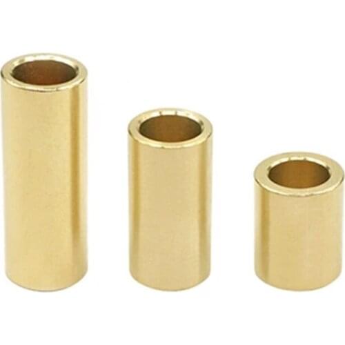 2Pcs M14 Brass Powder metallurgy Self lubrication Bearing Copper sets nut sleeve OD 20mm Length 12mm-28mm