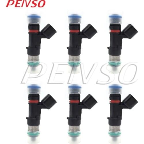 6 pieces 0280158154 12608632 832-11221 FJ980 Fuel Injector For BUICK,GMC,SATURN ENCLAVE ACADIA OUTLOOK VUE 3.6L