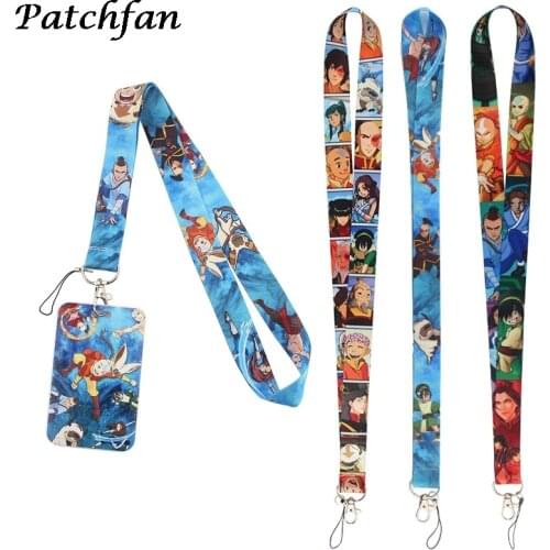 AD308 Patchfan Cartoon Magical Story Lanyard Keychain key Badge ID Mobile Phone Rope Cute Gifts Lanyard With Card Holder