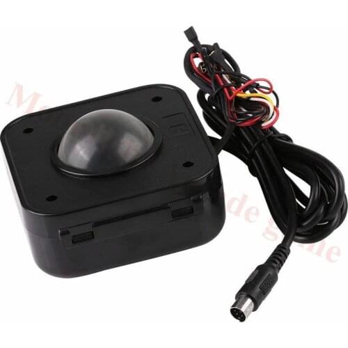 Arcade 4.5CM Illuminated LED Trackball mouse PS/2 PCB connector for Jamma mame game machines