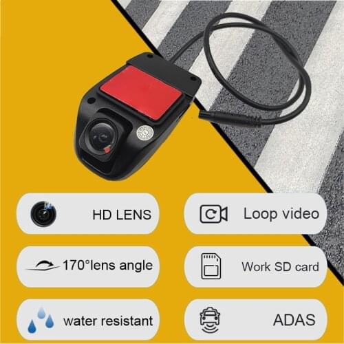 Car Electronics Accessories Car DVR ADAS front USB camera Record with sd card for android gps player on-dash Traffic Guide