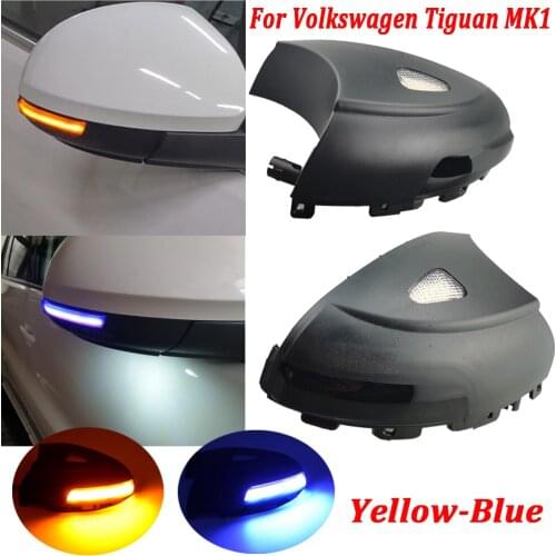 Car Rearview Side Mirror Turn Signal For VW Tiguan 2008-2016 Dynamic lights LED Repeater Light Lamp For VW Sharan 2012-2015