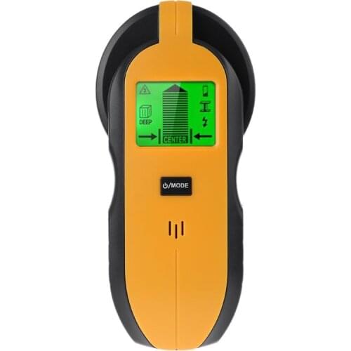 E15A 4 in 1 Stud Finder Wall Scanner Center Detector for AC Wire, Metal, Studs, Deep