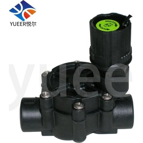 3/4 inch 075D solenoid valve plastic landscaping agriculture magnetic pulse 3/4" DN20 AC220 irrigation system