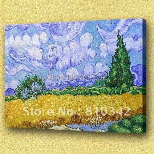 Van Gogh oil paintings Impression landscape fine art painting U2VG13