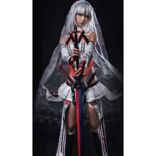 Fate/Grand Order Altila Etzel FATE Extella Saber Uniforms Cosplay Costume full set