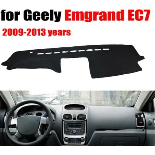 RKAC Car dashboard covers mat fit for Geely Emgrand EC7 2009-2013 years Left hand drive dashmat pad auto dashboard accessories