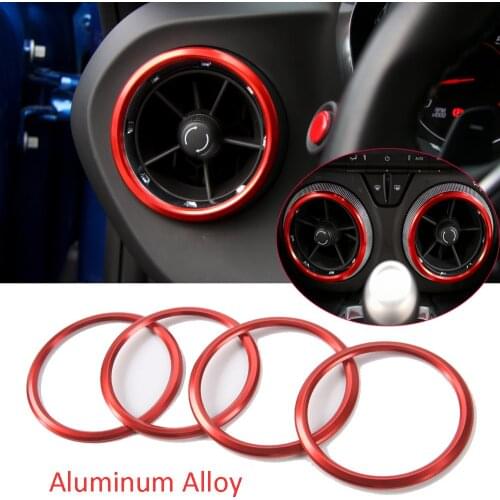 Alloy Air Conditioning Vent Outlet Ring Cover For Chevrolet Camaro 2017-2020