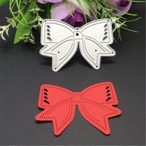 Bowknot Bow Tie Metal Cutting Dies Stencil Scrapbooking Photo Album Card Paper Embossing Craft DIY