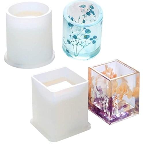 Silicone Resin Kits Jewelry Casting Mould Tools for Epoxy Resin Jewelry Making Pen Holder DIY Crafts