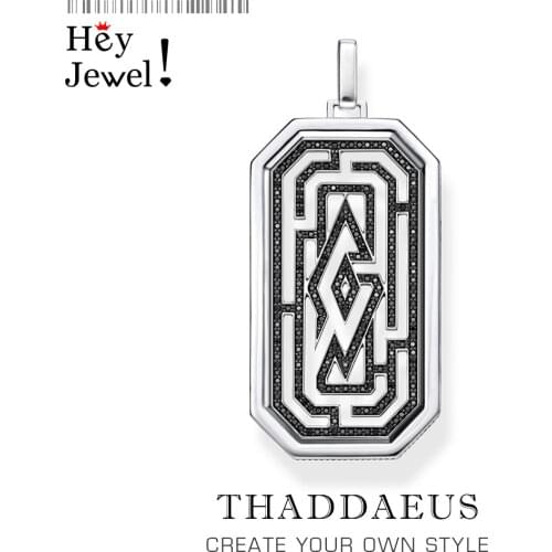 Pendant Maze,2020 Brand New Edgy Symbolic Labyrinth Lucky Jewelry 925 Sterling Silver Accessories Dog Tag Gift For Woman & Men