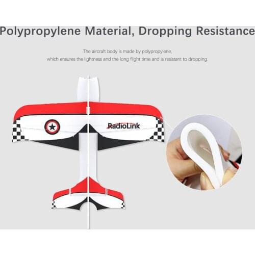 Radiolink 2019 A560 3D Fixed Wing Airplane Multiple Flight Modes Light and Portable 2KM Flight Distance T8S RTF Kit