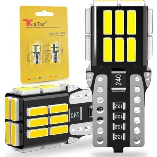 2Pcs T10 LED Canbus W5W 194 168 Auto Lamp for Car Parking Light Clearance Dome Reading Interior Trunk Lamp 6000K White LED light