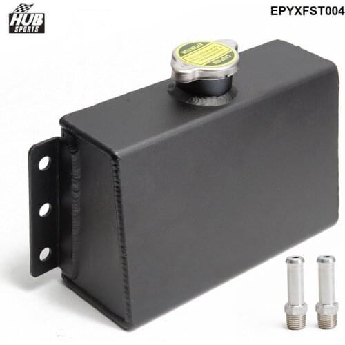 Universal Aluminum Coolant Expansion Fill Tank Overflow Reservoir Oil Catch Can Fuel Surge Tank EPYXFST004