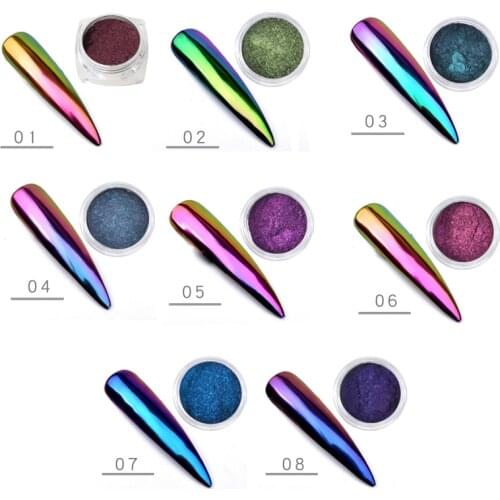 Mirror Pearl Powder Epoxy Resin Glitter Chameleons Pigment Resin Jewelry Making Drop shipping