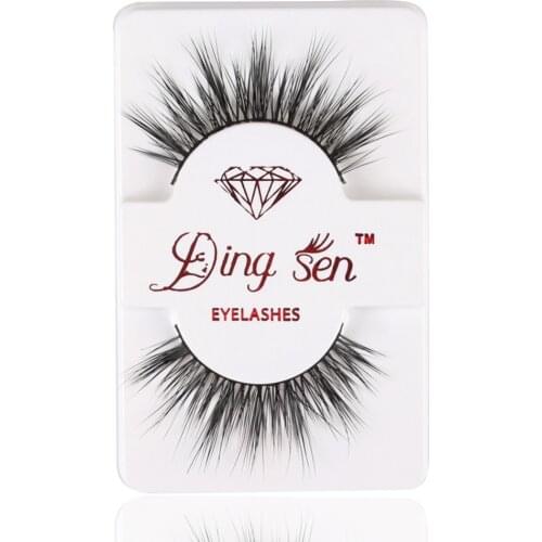 1 Pair High Quality False Eyelash Extension 3D Mink Strip Lashes Faux Natural Mink Eyelashes Extension Packaging #228127