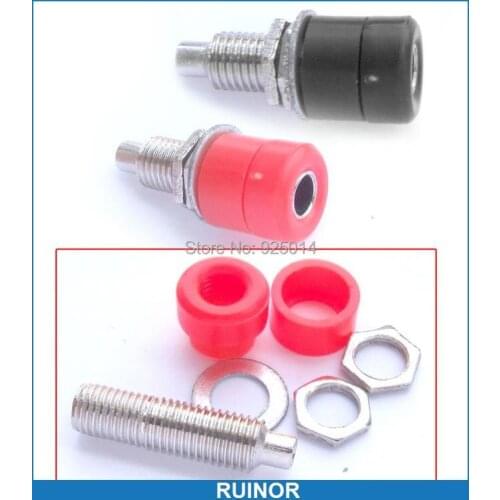 100PCS 4MM banana socket FOR Binding Post banana plug Power Test probes Connecto