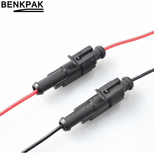 1Pin Car Waterproof Electrical Connector Plug with Wire Electrical Wire Cable Car Motorcycle