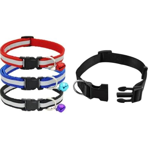 4 Pcs Adjustable Pet Collar for Cat Dog, 3 Pcs A & 1 Pcs B