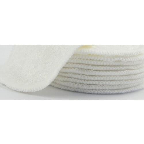 5Pcs/lot Reusable Cotton Pads Make up Facial Remover Double layer Wipe Pads Nail Art Cleaning Pads Washable with Laundry Bag