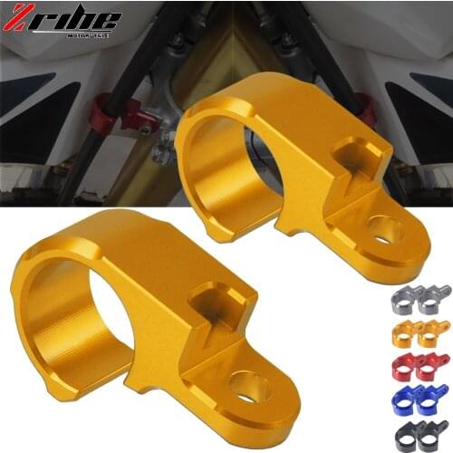 Motorcycle CNC Aluminum Front Brake Line Hose Clamp Holder For Honda CRF250L CRF250M 2012 - 2015 2013 2014 CRF250 L/M 250L 250M