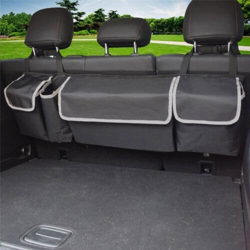Car Trunk Organizer Interior Seat Back Storage Bag Auto Stowing Tidying For Hyundai Palisade 2020 2021