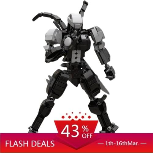 DIY MOC Works Robot Toy Model Assembled Ninja Dragon Mechanical Ninja Mech Creative Building Block For Children Gift