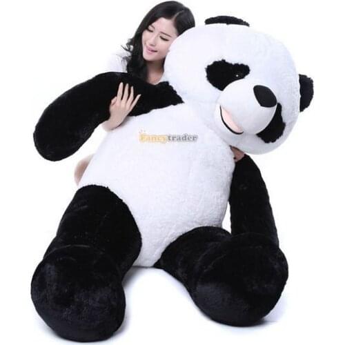 Fancytrader Rare Item! 71'' 180cm Biggest in the World! Giant Plush Stuffed Giant Panda, Free Shipping FT90186