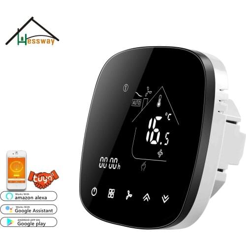 HESSWAY coolting heating home thermostat wifi 2/4-tube fan coil with modulating fan output