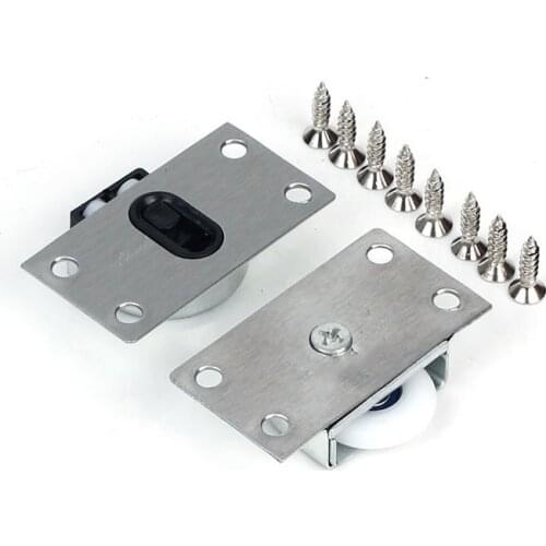 338 wardrobe moving door wheel runner cabinet moving sliding door bottom wheel stainless steel roller bookcase wheel