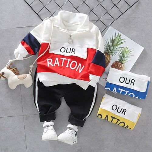 2020 Baby Boys Sport Style Clothes Set Baby Boys Spring and Autumn 2 Pcs Casual Clothing Suit Baby Outfits for Kids Clothes ML6