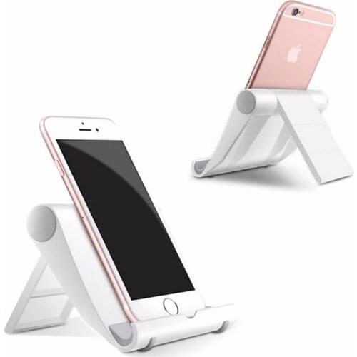 LYBALL Portable Multi-Angle Stand for Tablets Smartphones Desktop Holder Adjustable Bracket for Samsung S9 iPhone X 8 Plus iPad