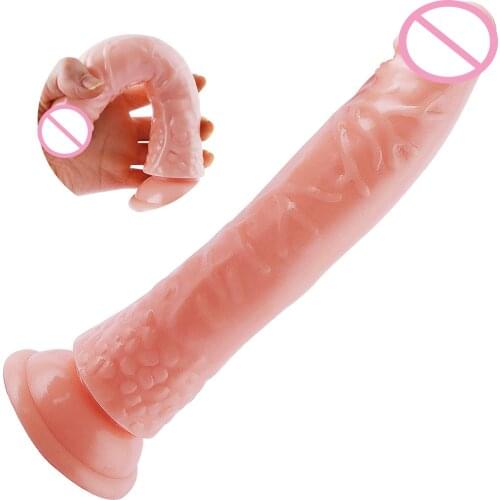 3.5cm Cheap Suction Up Dildo TPR Sex Toys for Her and Woman Sex Toys Realistic Dildo Macanical Dildos for Women Big Penis