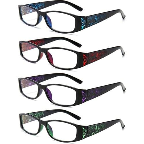 DEVYES Anti Blue Light Blocking Reading Glasses Men Women Spring Hinge Computer Eyewear Hyperopia Eyeglasses Optical Spectacle